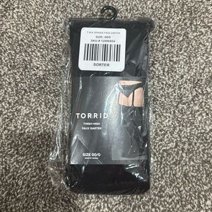 Torrid opaque faux garter